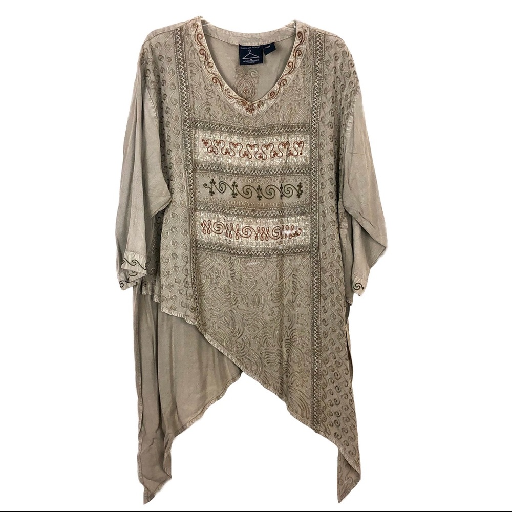 Anthony Mark Hankins Blouse Sz 2X
